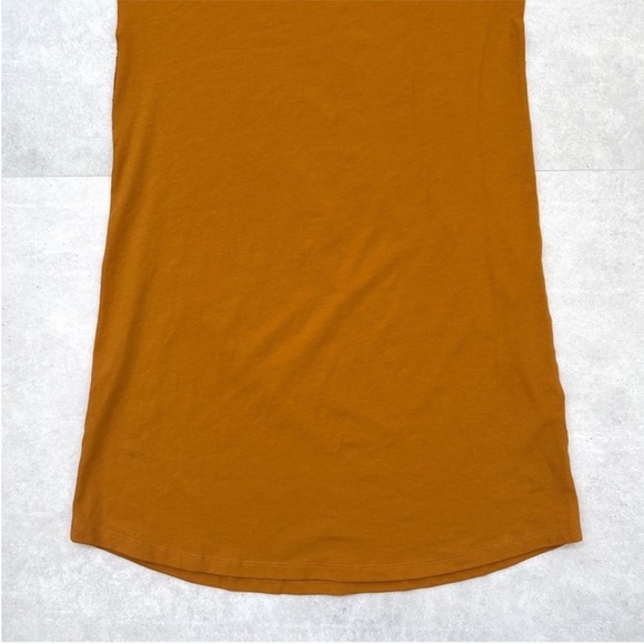 Universal Standard Peruvian Cotton Tee Dress | XS | Golden Ochre - Picture 7 of 9